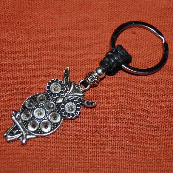 Owl Keychain,Owl Keyring,Friendship Keychain,Owl Charm Keychain,Handmade Keychai - Picture 1 of 1